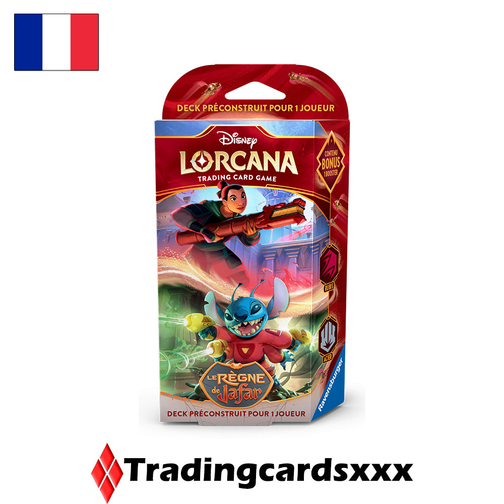 Disney Lorcana TCG - Deck de Démarrage Le Règne de Jafar : Mulan et Stitch