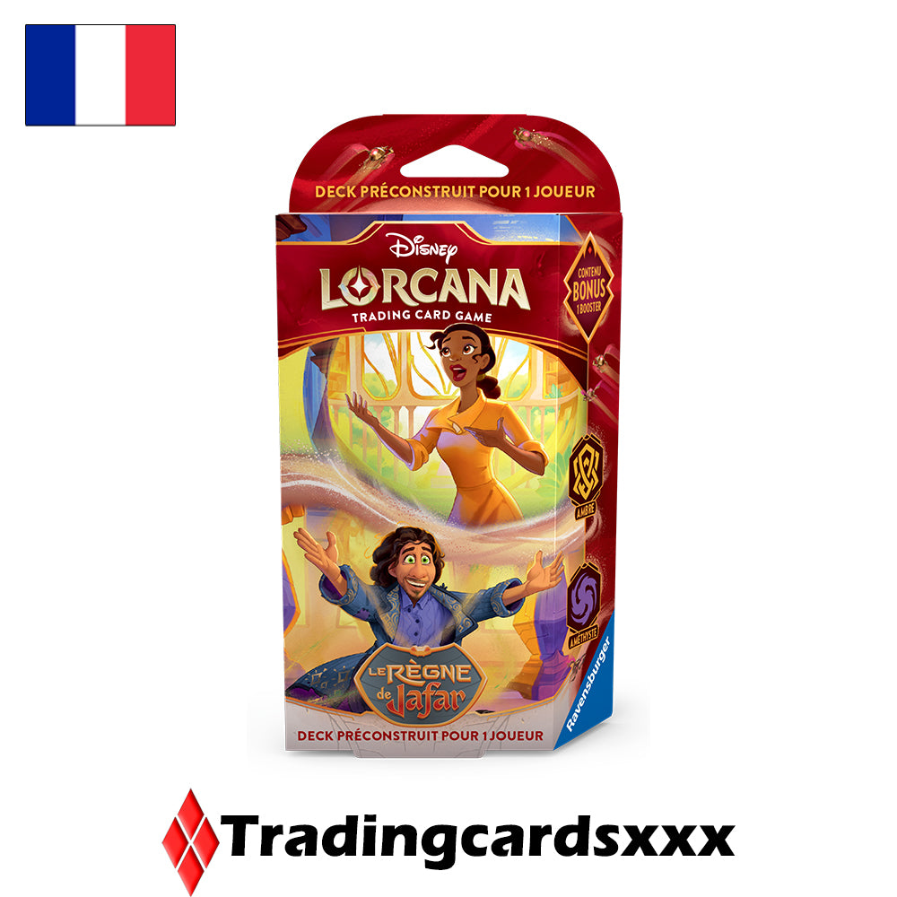 Disney Lorcana TCG - Deck de Démarrage Le Règne de Jafar : Tiana et Bruno