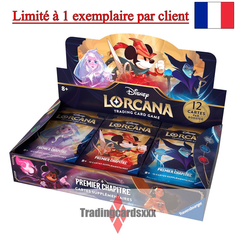 Disney Lorcana TCG - Display / Boite de 24 boosters : Premier Chapitre
