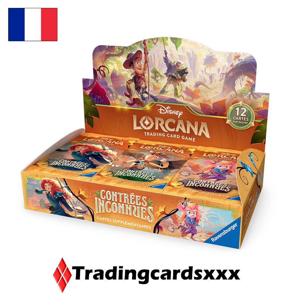 Disney Lorcana TCG - Display 24 boosters Chapitre 12 : Contrées Inconnues