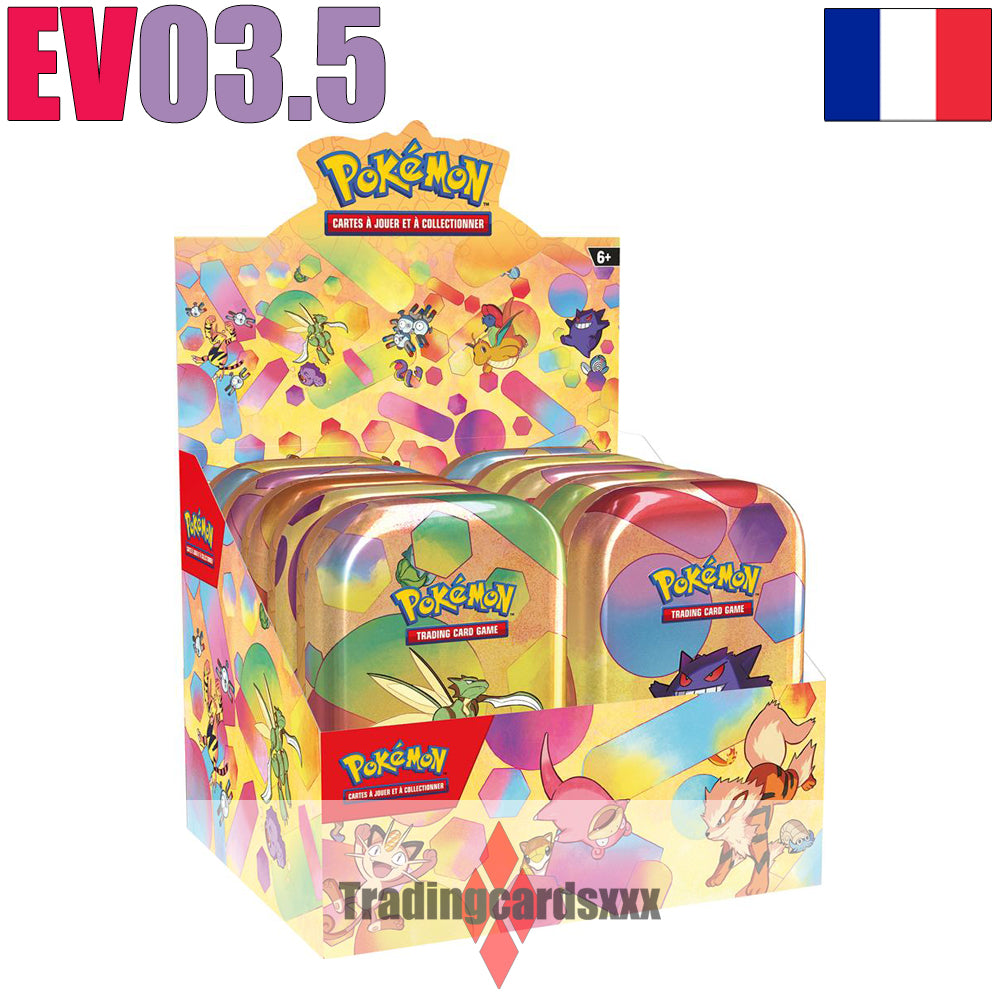 Pokémon - Display sous blister de 10 Mini Tin EV03.5 : Écarlate et Violet - 151