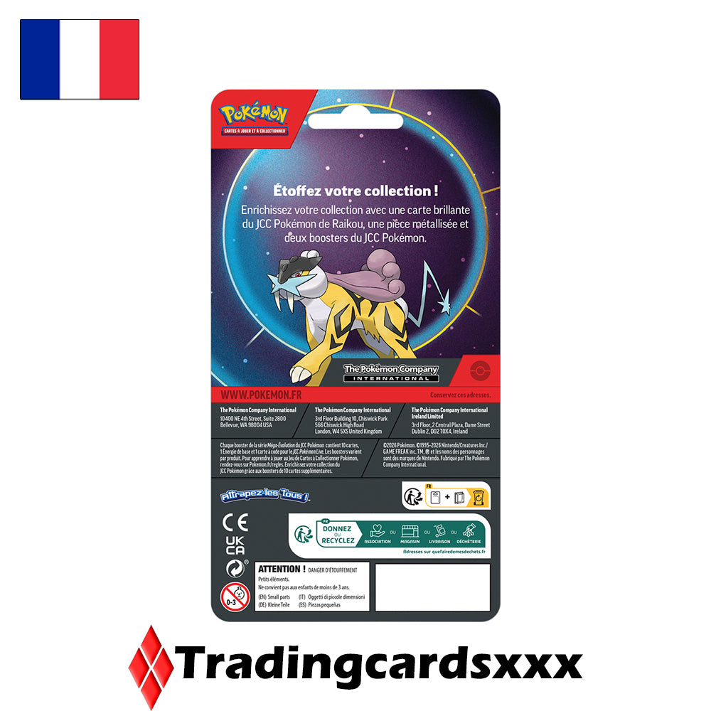 Pokémon - Duo Pack de 2 boosters Janvier 2026 : Raikou