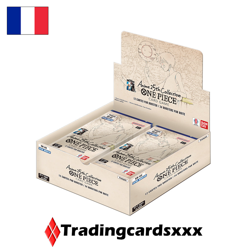One Piece - Display / Boite de 24 Extra boosters EB-02 : Anime 25th Collection