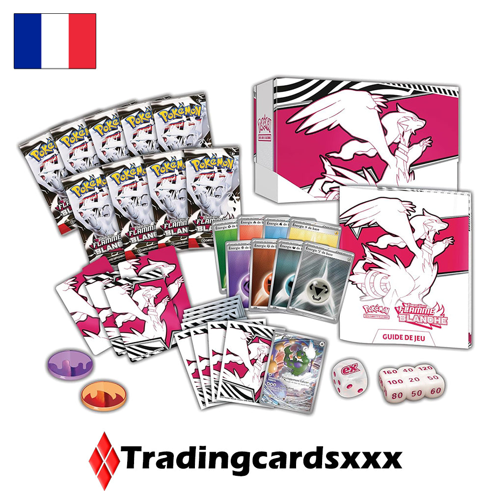 Pokémon - Coffret Dresseur d'Élite EV10.5 Flamme Blanche : Reshiram