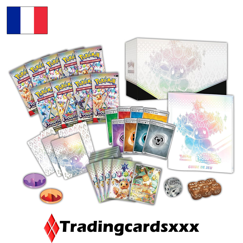 Pokémon - Coffret Dresseur d'Élite EV08.5 Évolutions Prismatiques : Évoli