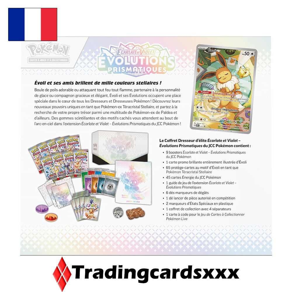 Pokémon - Coffret Dresseur d'Élite EV08.5 Évolutions Prismatiques : Évoli