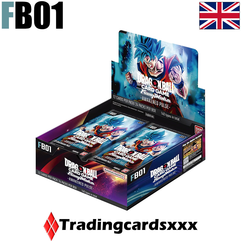 Dragon Ball Super Fusion World - Display / Boite de 24 boosters FB01 : Awakened Pulse - VERSION ANGLAISE