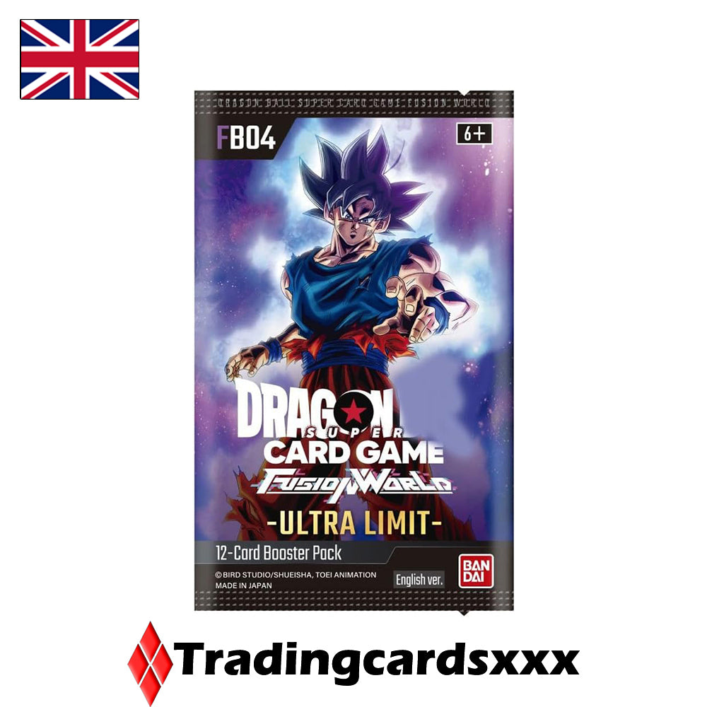 Dragon Ball Super Fusion World - Carton de 12 displays / boites de 24 boosters FB04 : Ultra Limit - VERSION ANGLAISE