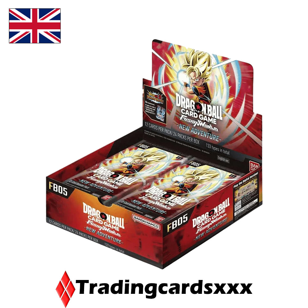 Dragon Ball Super Fusion World - Display / boite de 24 boosters FB05 : New Adventure - VERSION ANGLAISE