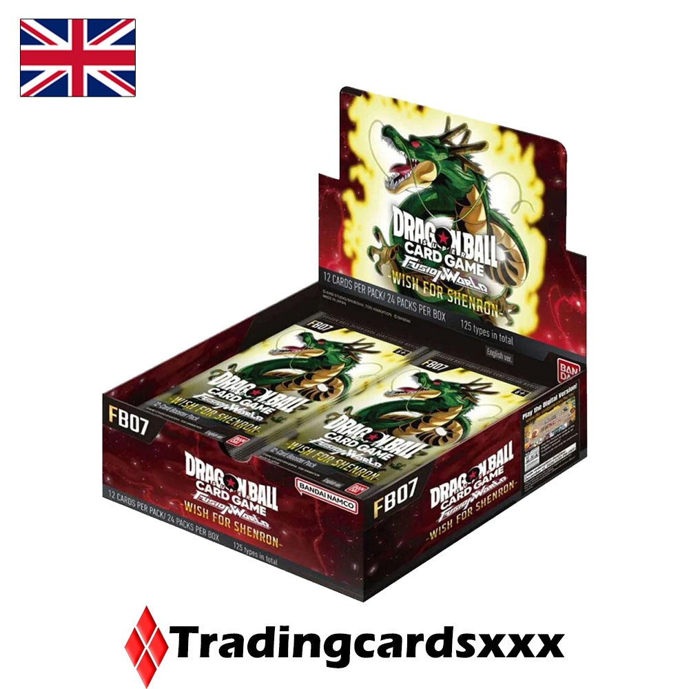 Dragon Ball Super Fusion World - Display de 24 boosters FB07 : Wish for Sheron - VERSION ANGLAISE