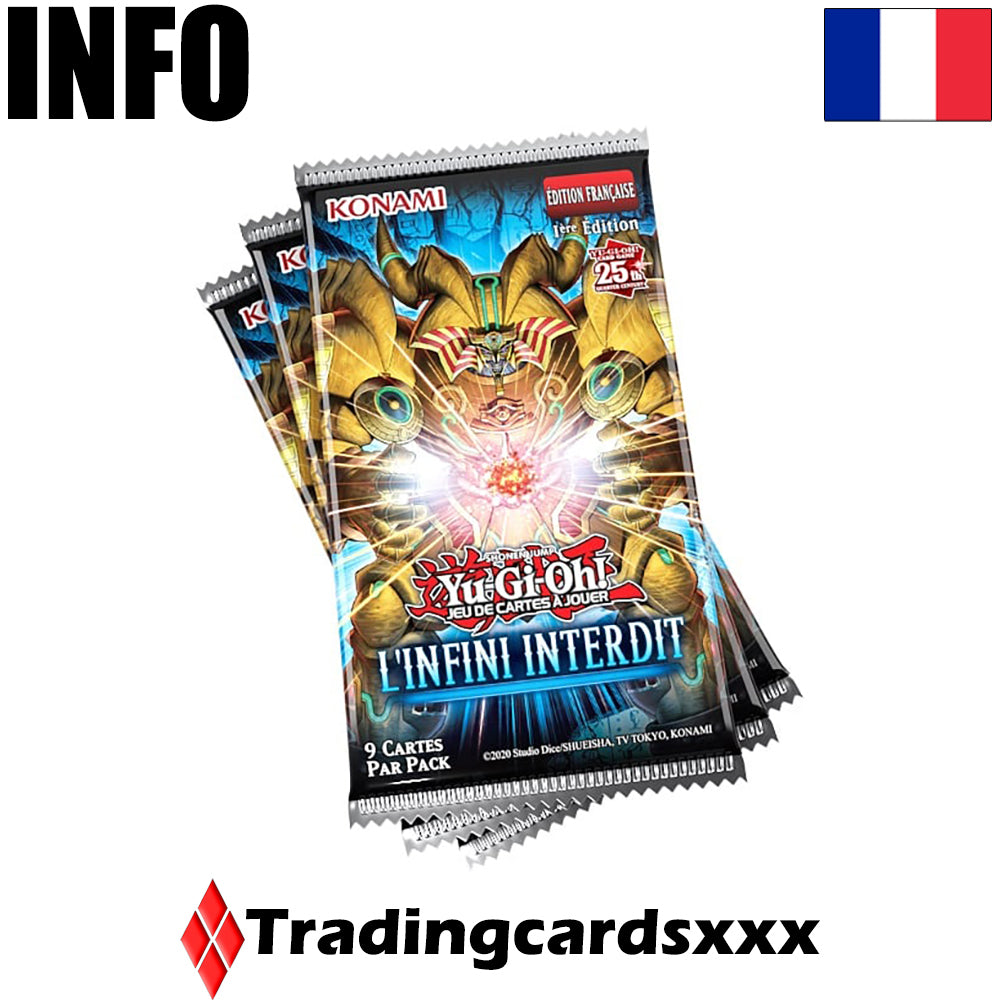 Yu-Gi-Oh! Pack de 3 boosters : L'Infini Interdit