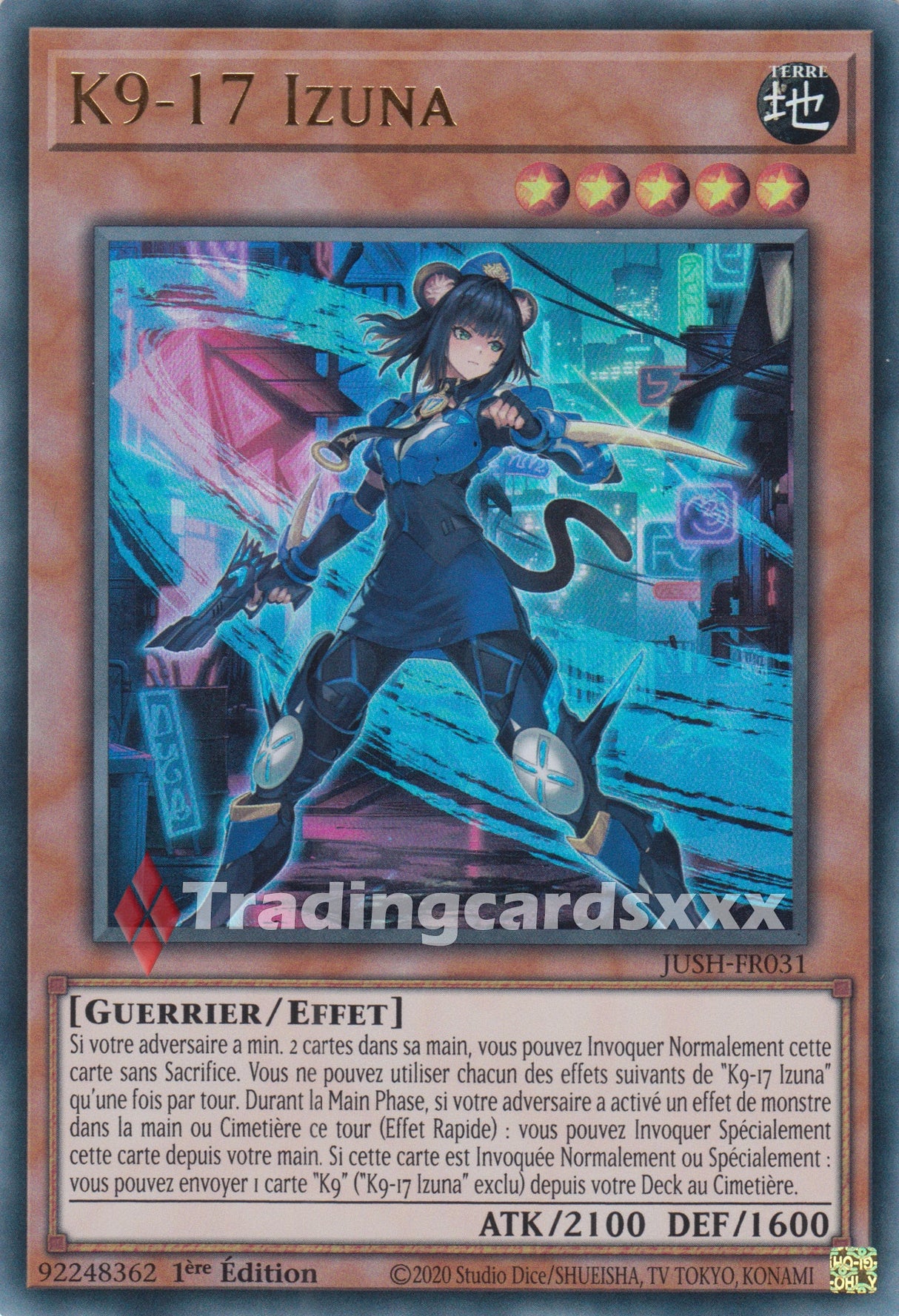 Yu-Gi-Oh! K9-17 Izuna : UR JUSH-FR031