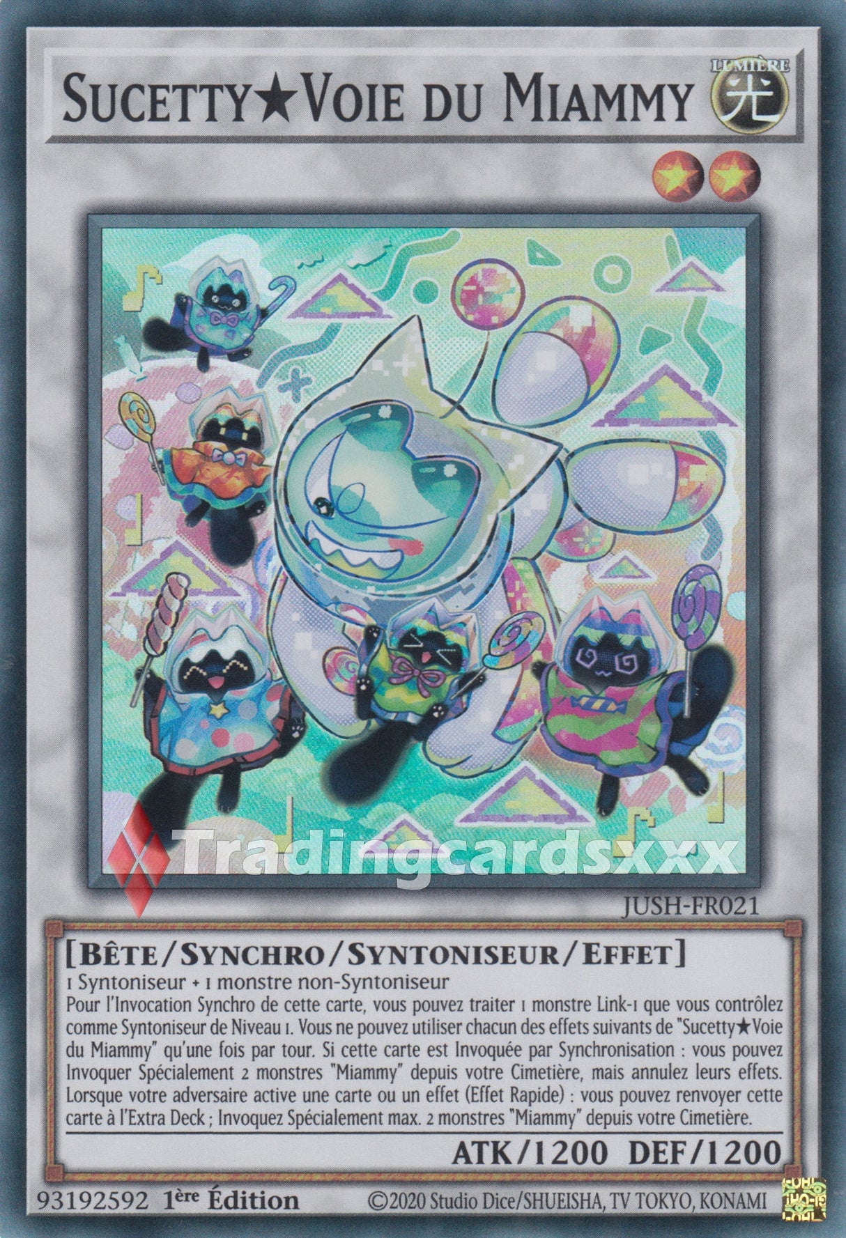 Yu-Gi-Oh! Sucetty★Voie du Miammy : SR JUSH-FR021