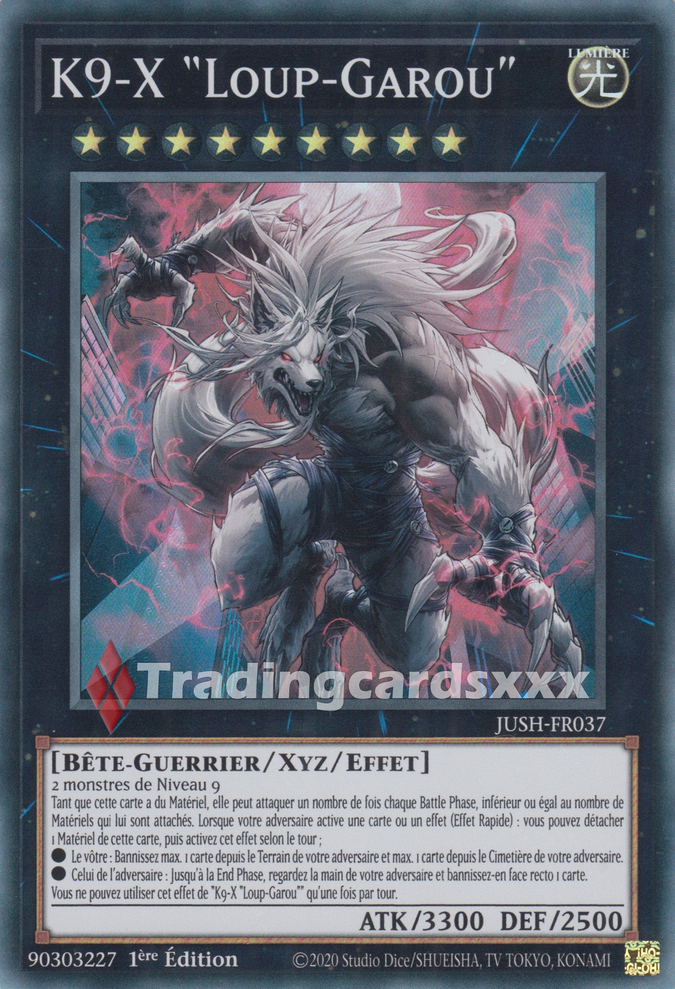Yu-Gi-Oh! K9-X "Loup-Garou" : SR JUSH-FR037