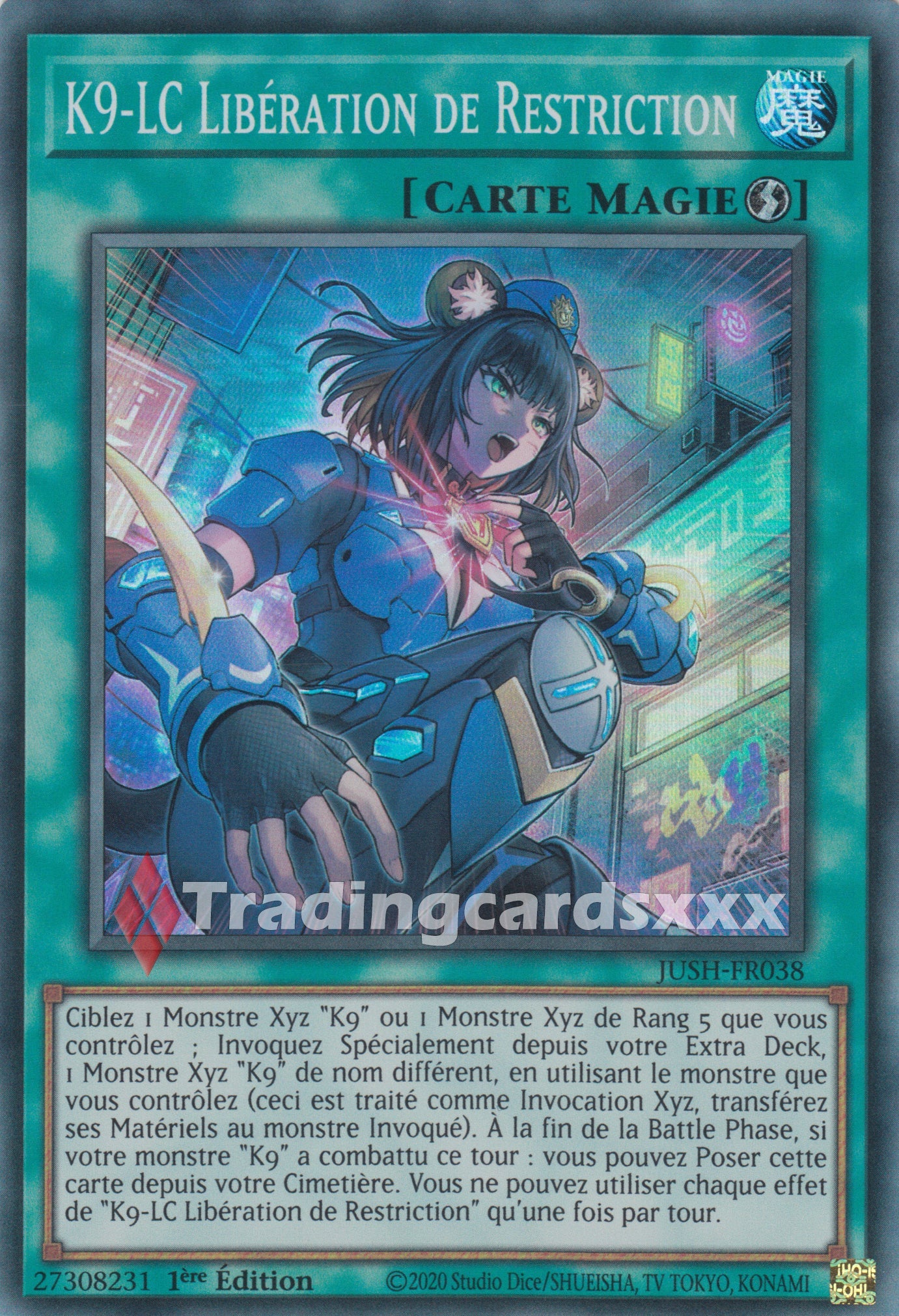 Yu-Gi-Oh! K9-LC Libération de Restriction : SR JUSH-FR038