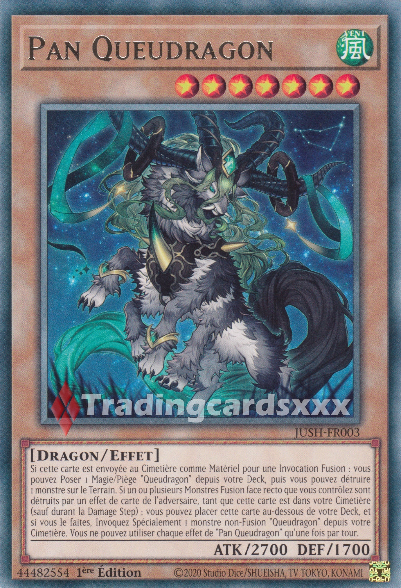 Yu-Gi-Oh! Pan Queudragon : R JUSH-FR003