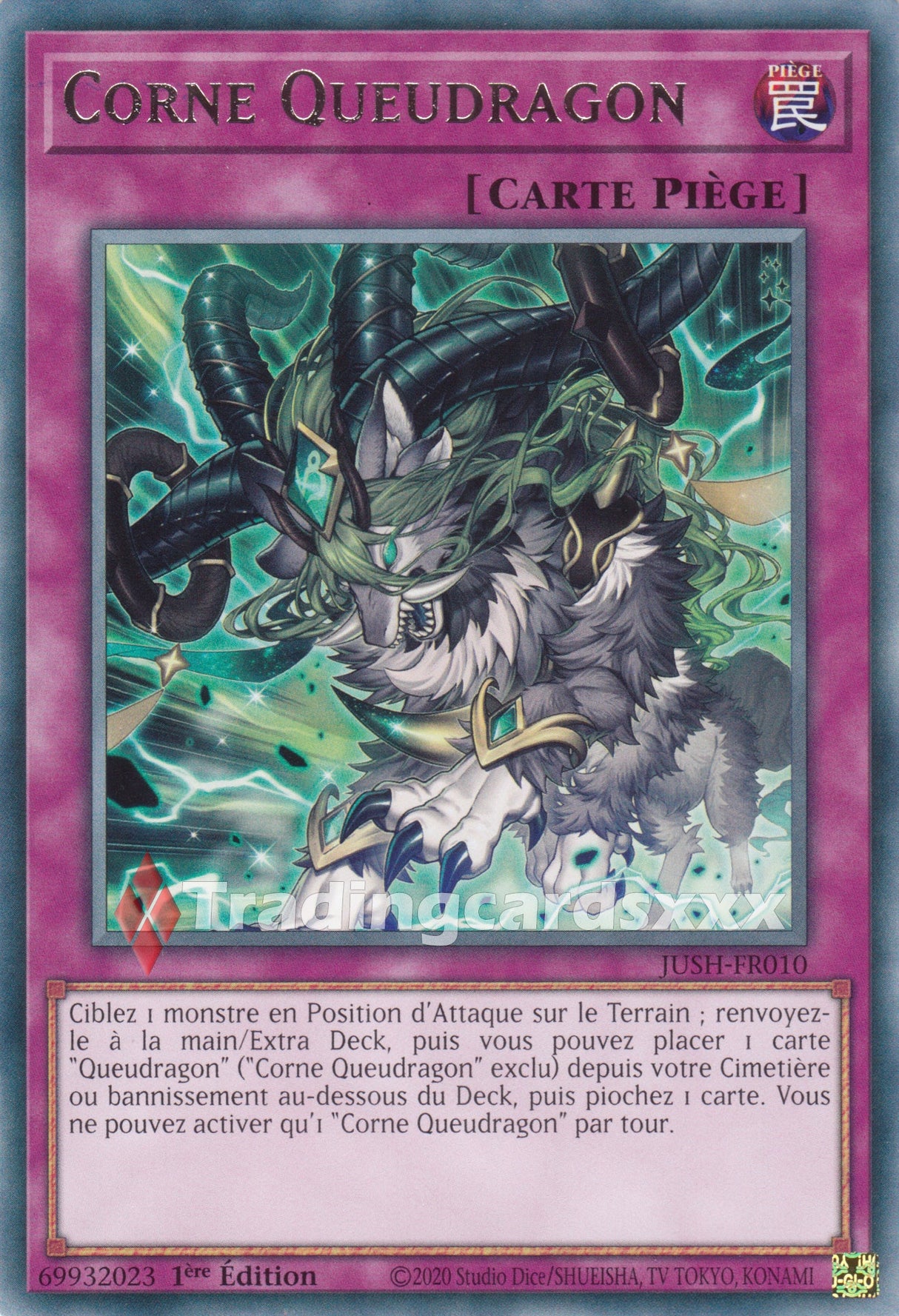 Yu-Gi-Oh! Corne Queudragon : R JUSH-FR010