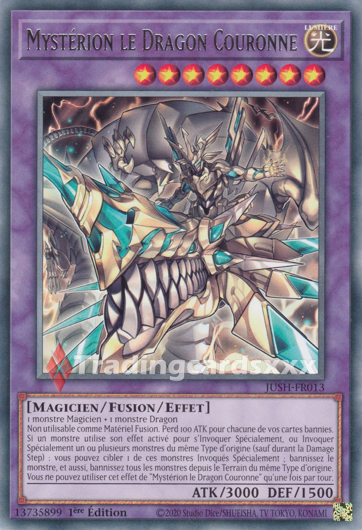 Yu-Gi-Oh! Mystérion le Dragon Couronne : R JUSH-FR013