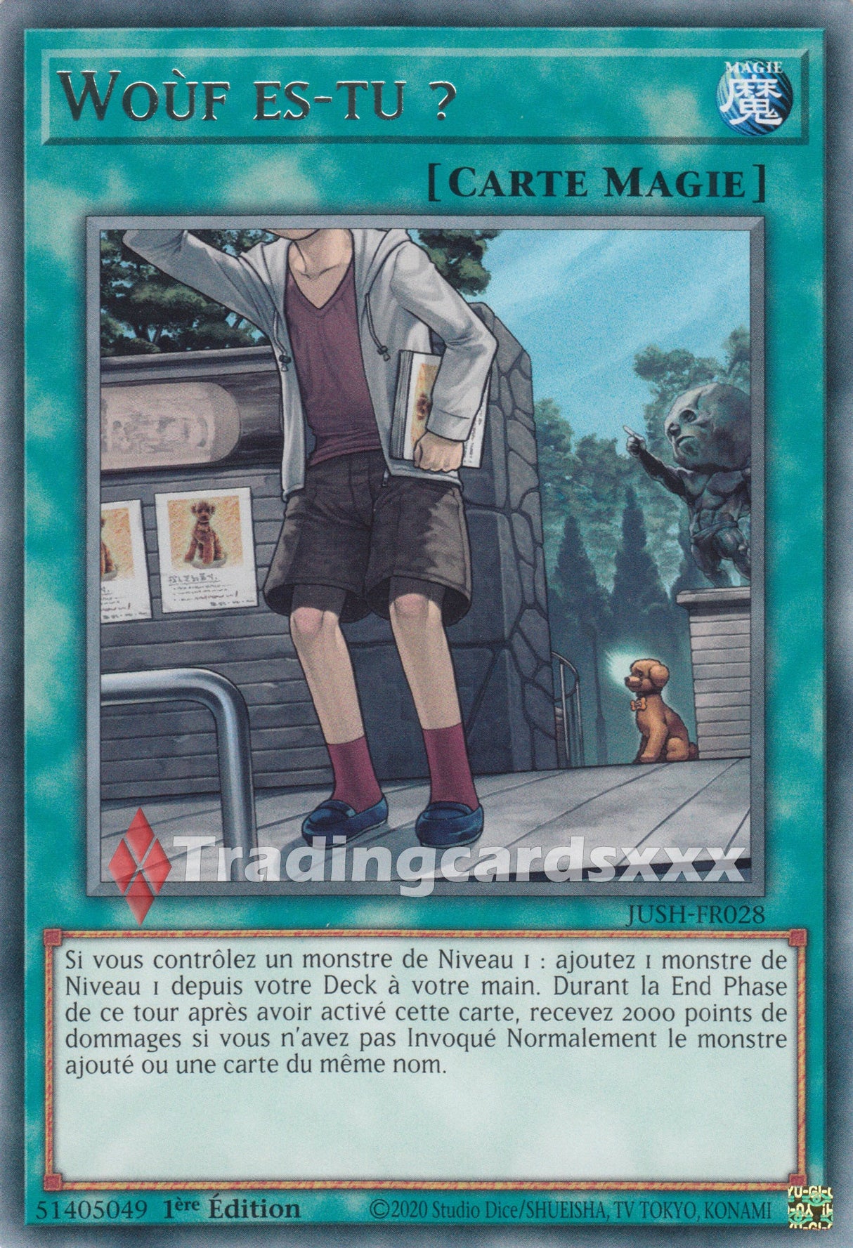 Yu-Gi-Oh! Woùf es-tu ? : R JUSH-FR028