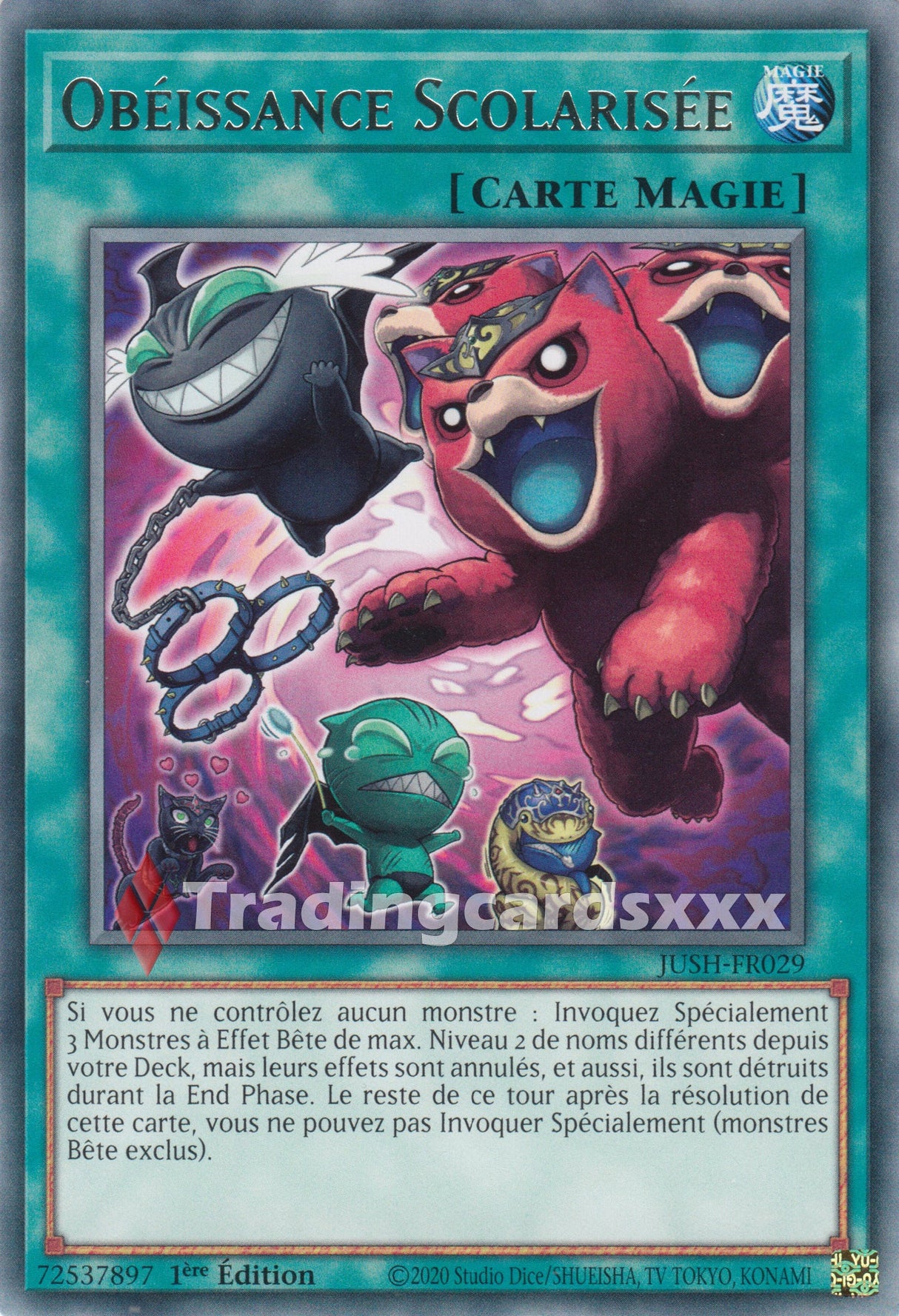 Yu-Gi-Oh! Obéissance Scolarisée : R JUSH-FR029