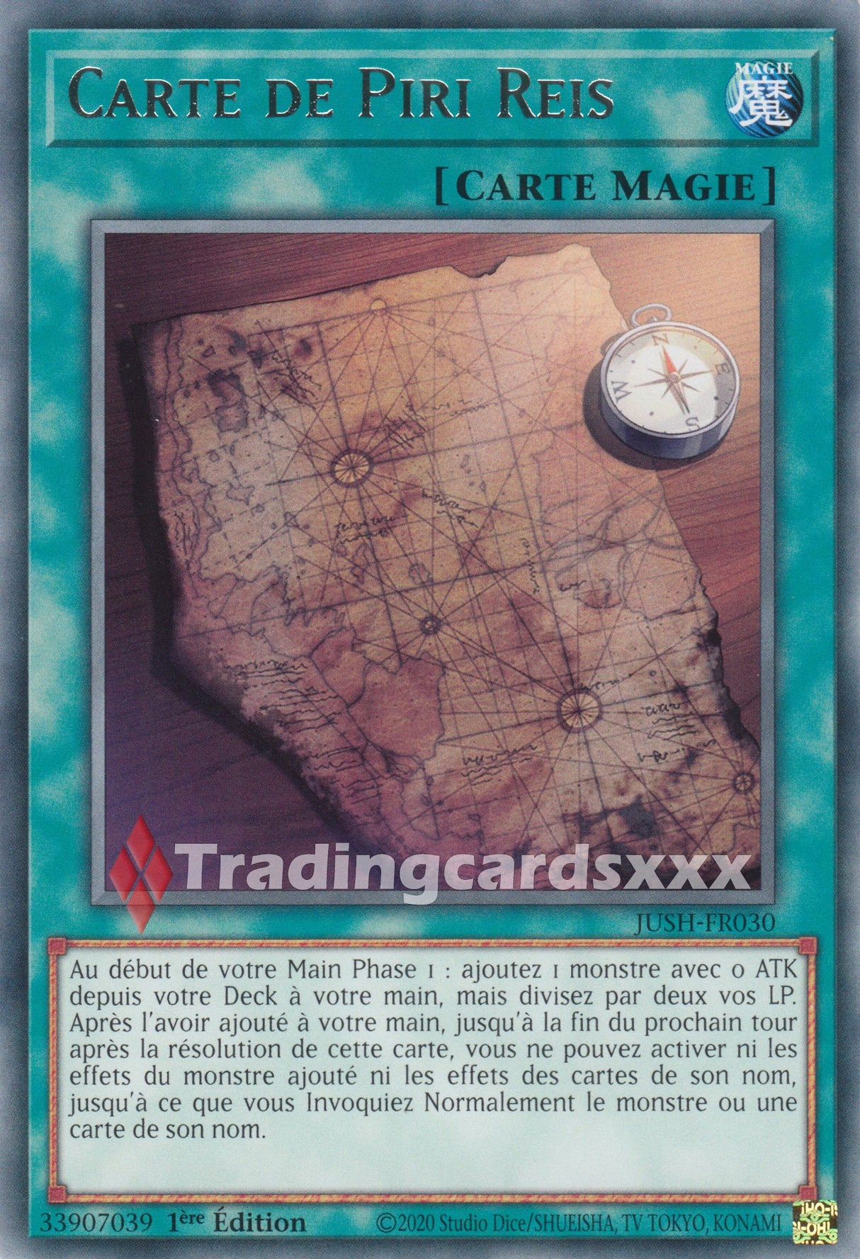 Yu-Gi-Oh! Carte de Piri Reis : R JUSH-FR030