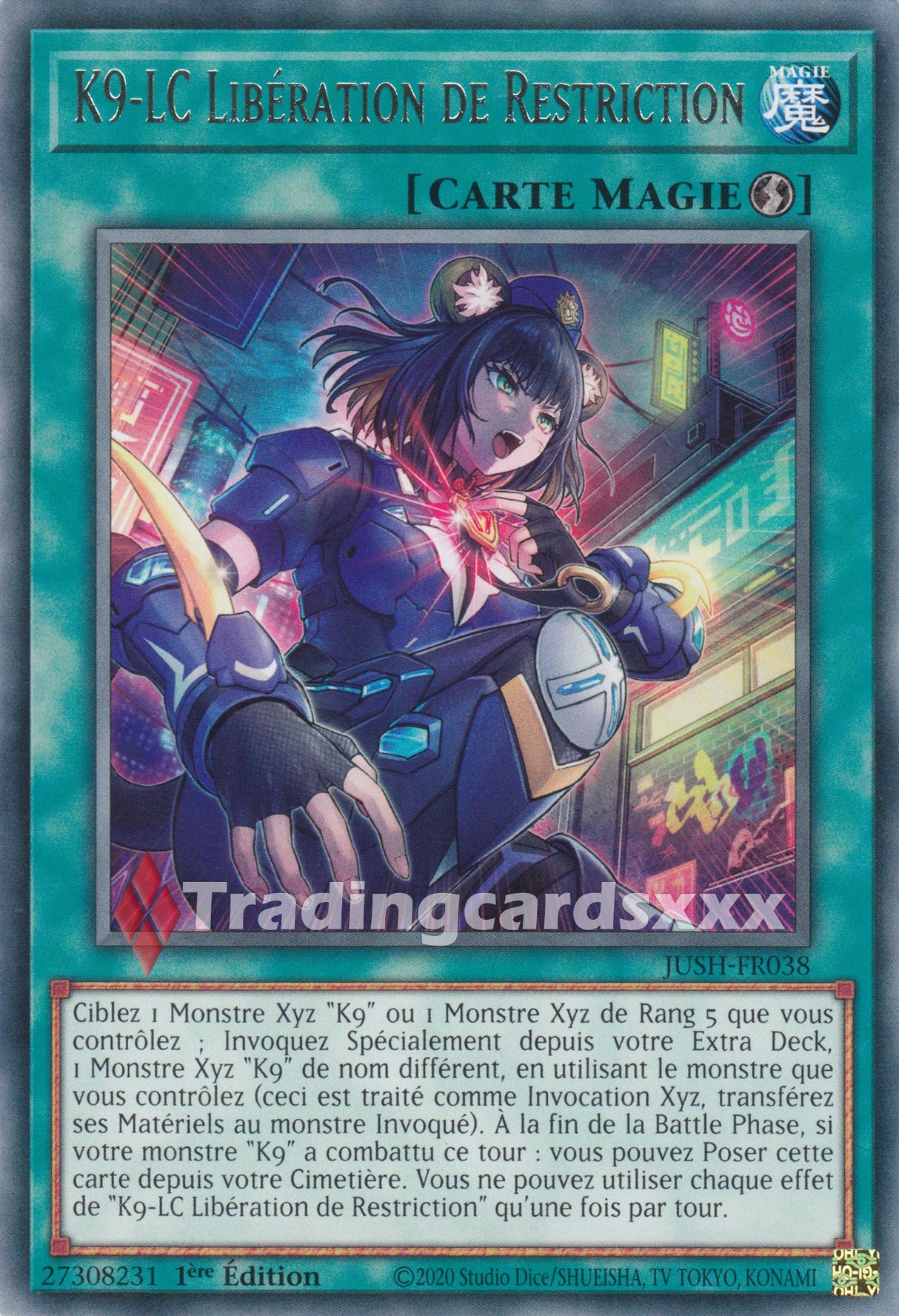 Yu-Gi-Oh! K9-LC Libération de Restriction : R JUSH-FR038