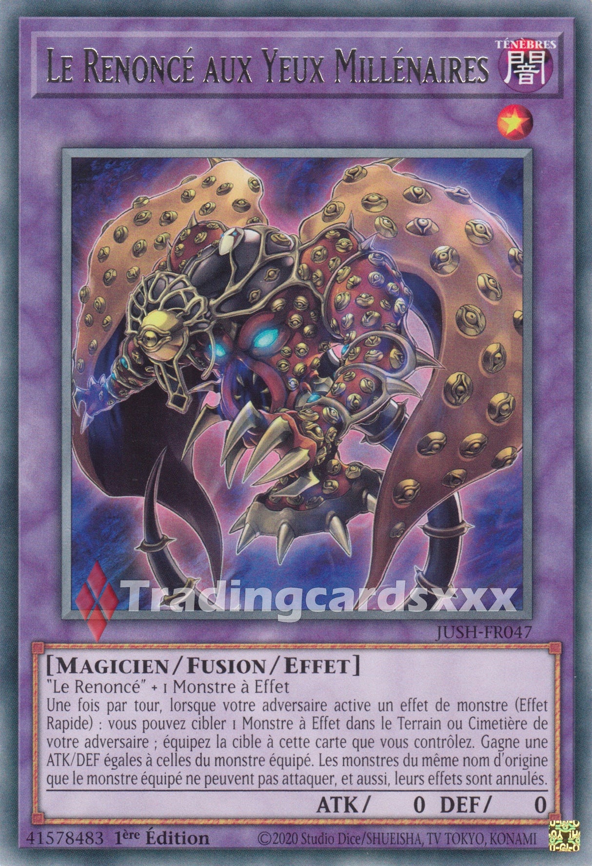 Yu-Gi-Oh! Le Renoncé aux Yeux Millénaires : R JUSH-FR047