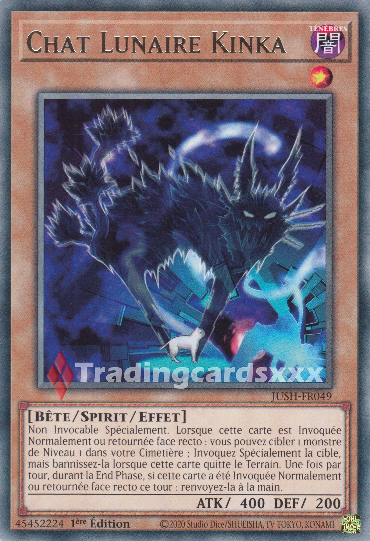 Yu-Gi-Oh! Chat Lunaire Kinka : R JUSH-FR049