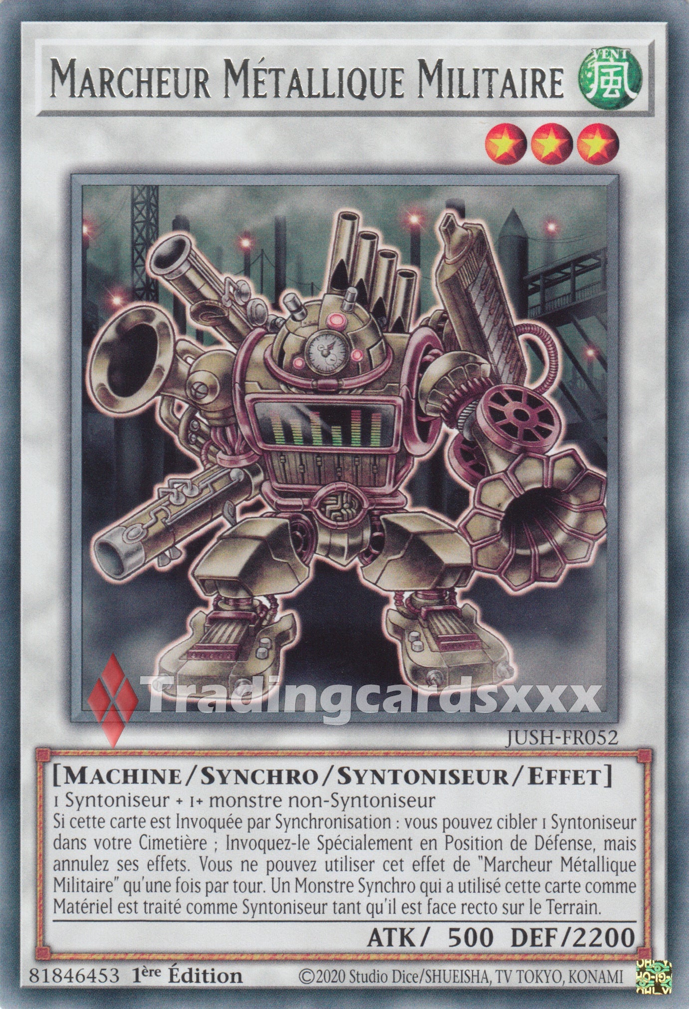 Yu-Gi-Oh! Marcheur Métallique Militaire : R JUSH-FR052