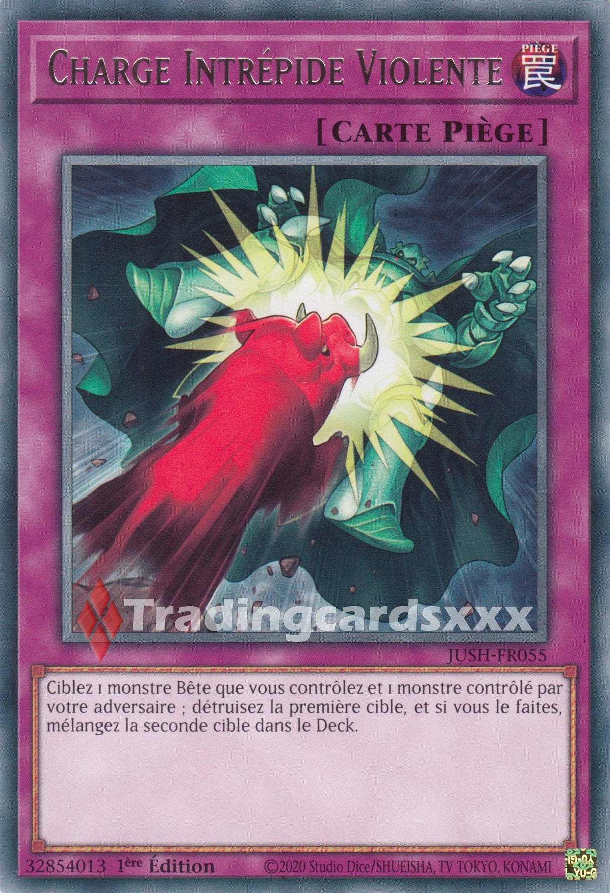Yu-Gi-Oh! Charge Intrépide Violente : R JUSH-FR055
