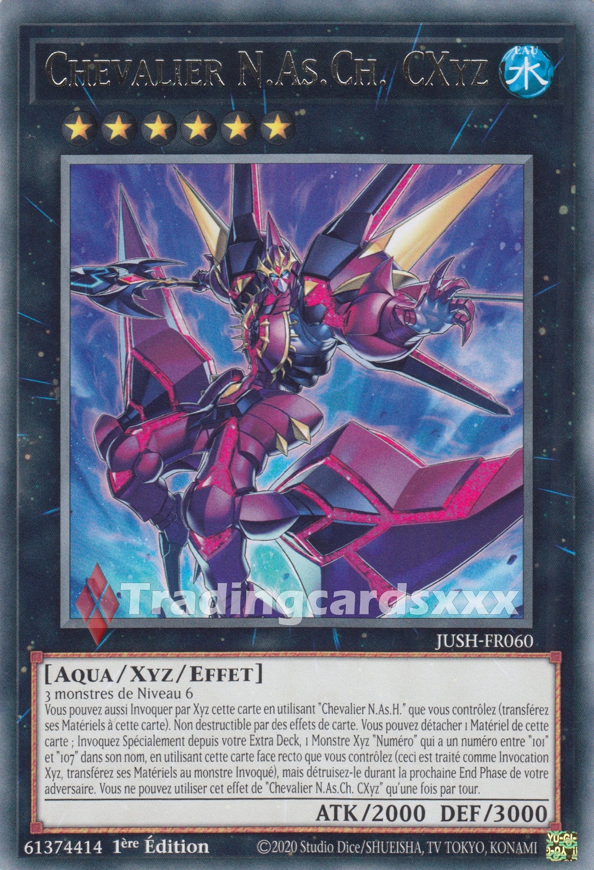 Yu-Gi-Oh! Chevalier N.As.Ch. CXyz : R JUSH-FR060