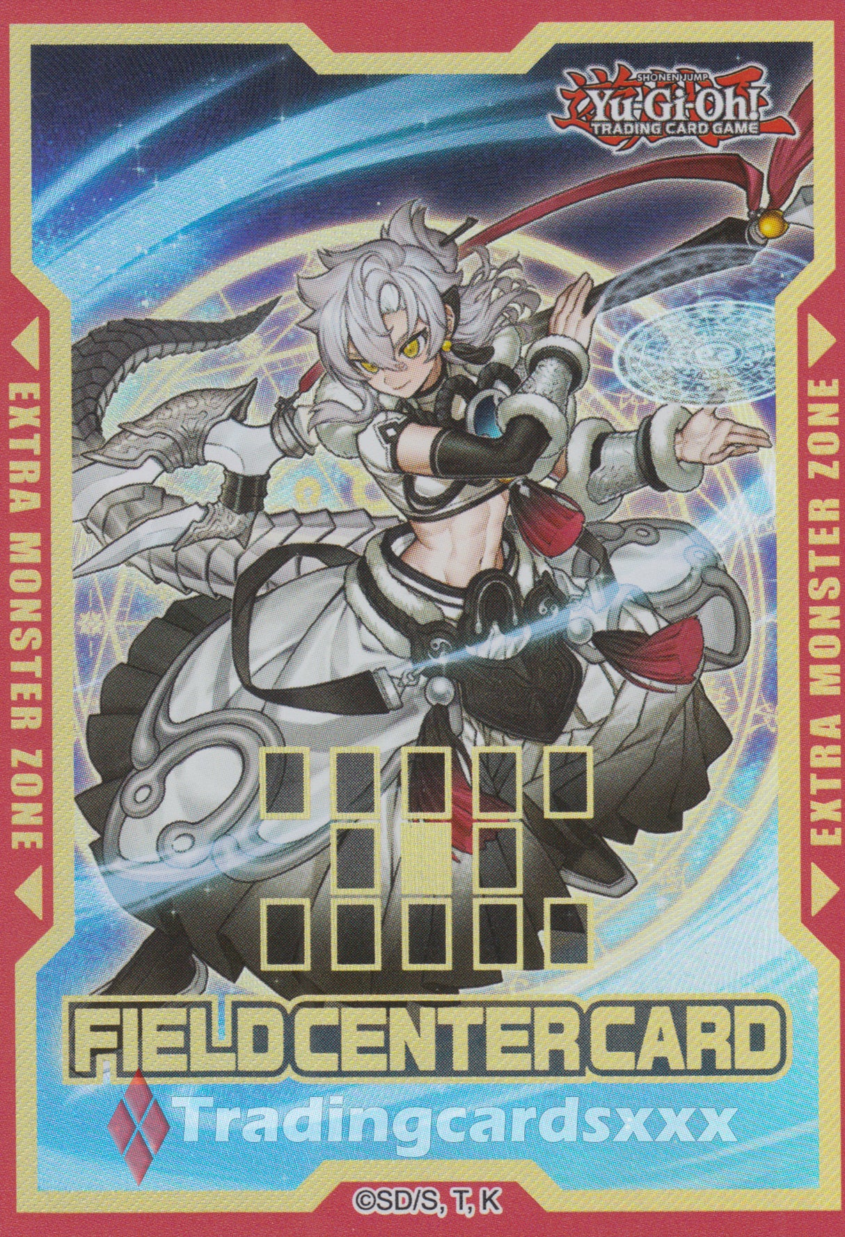 Yu-Gi-Oh! Field Center Card "JUSH" Justice Hunters : Lukias Queudragon