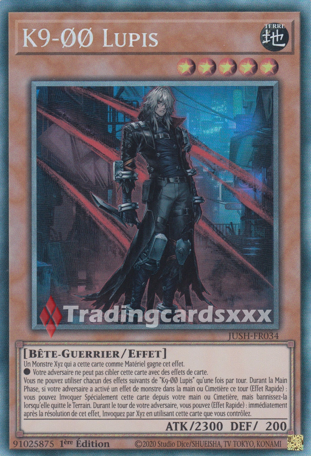 Yu-Gi-Oh! K9-ØØ Lupis : CR JUSH-FR034