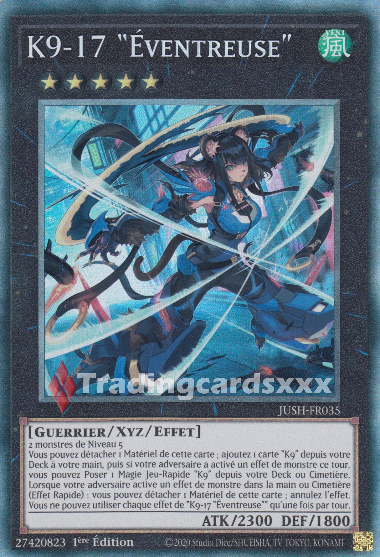 Yu-Gi-Oh! K9-17 "Éventreuse" : CR JUSH-FR035