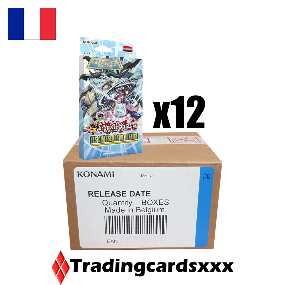 Yu-Gi-Oh! Carton de 12 packs de 3 boosters : Les Chasseurs de Justice