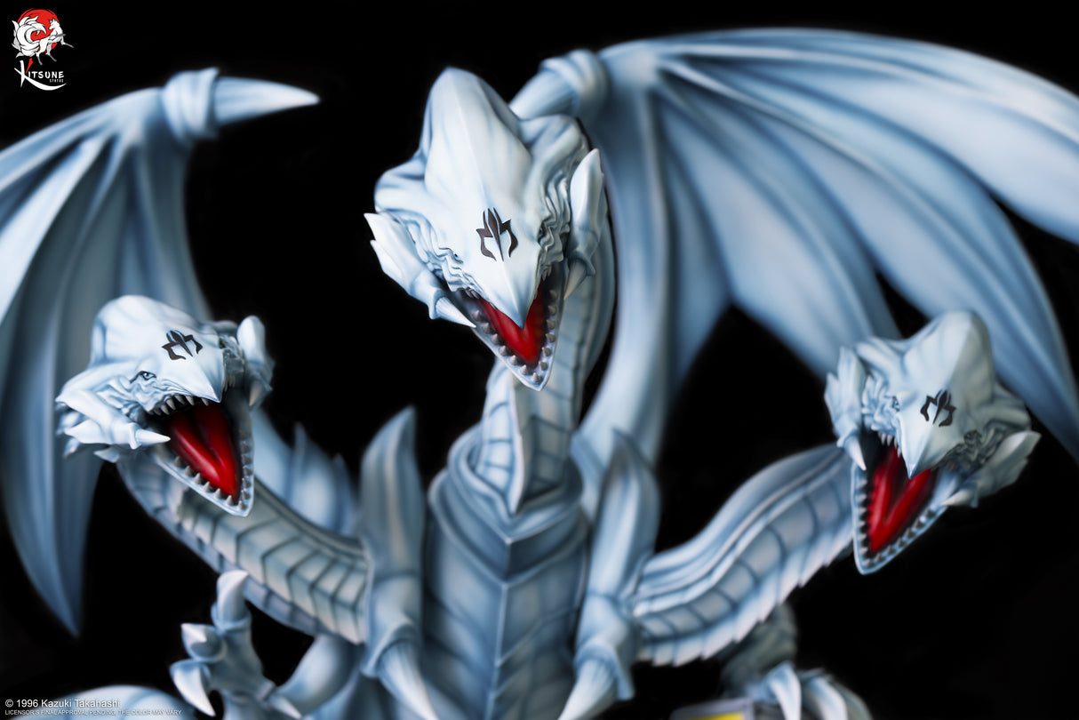 Yu-Gi-Oh! / Kitsune Statue - Figurine Kaiba Et L'Ultime Dragon Blanc Aux Yeux Bleus