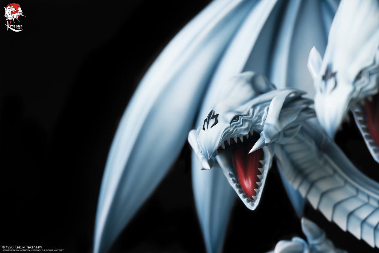 Yu-Gi-Oh! / Kitsune Statue - Figurine Kaiba Et L'Ultime Dragon Blanc Aux Yeux Bleus