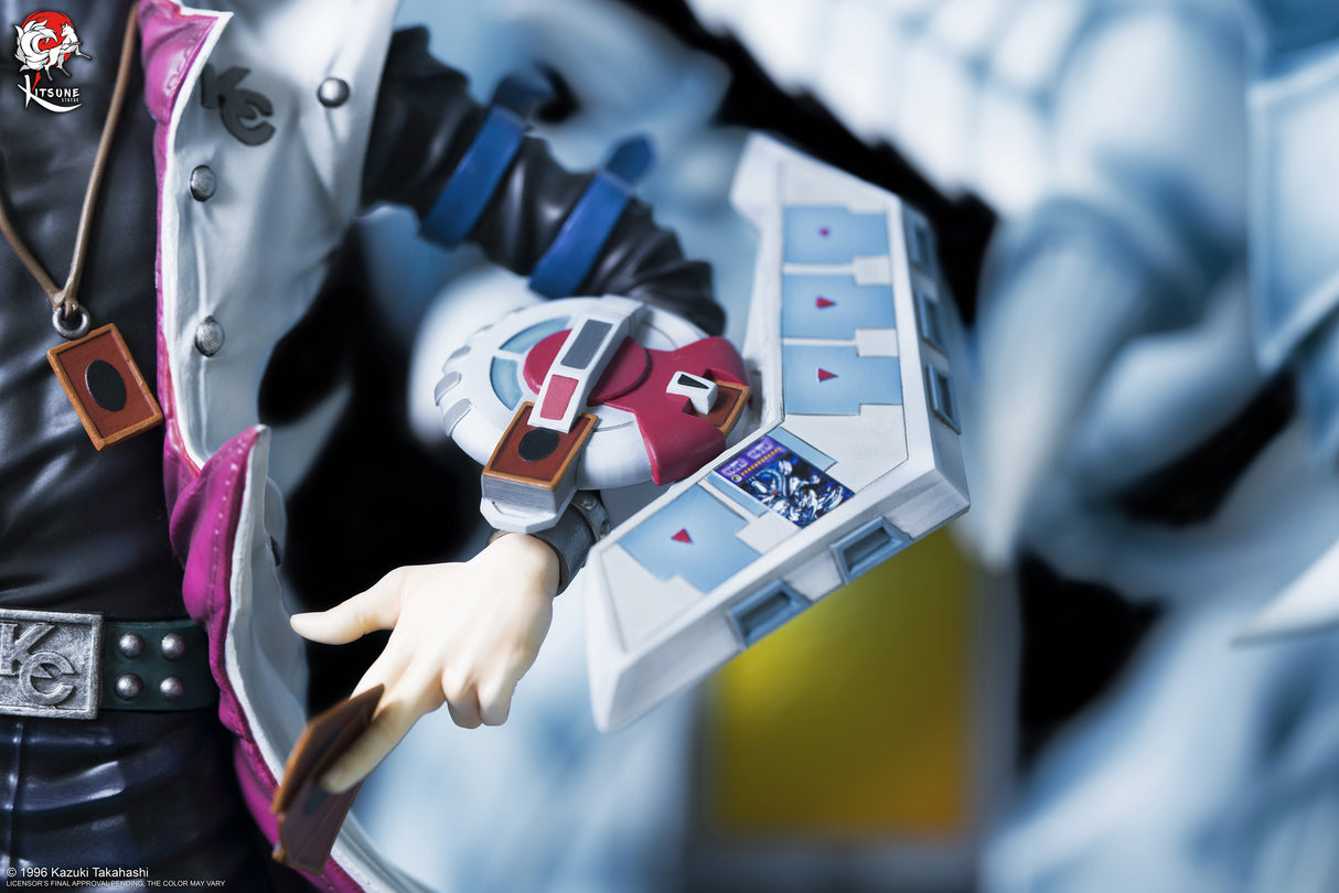 Yu-Gi-Oh! / Kitsune Statue - Figurine Kaiba Et L'Ultime Dragon Blanc Aux Yeux Bleus