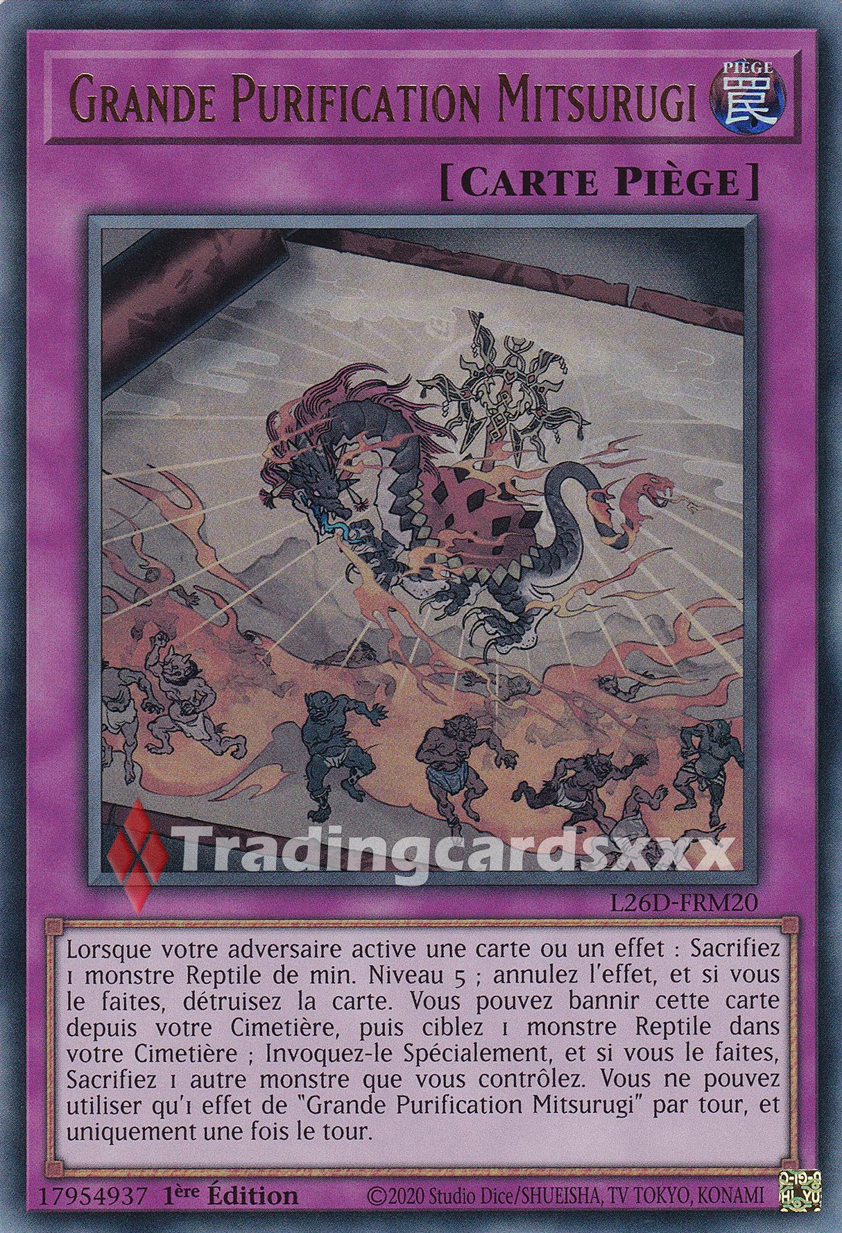Yu-Gi-Oh! Grande Purification Mitsurugi : UR L26D-FRM20