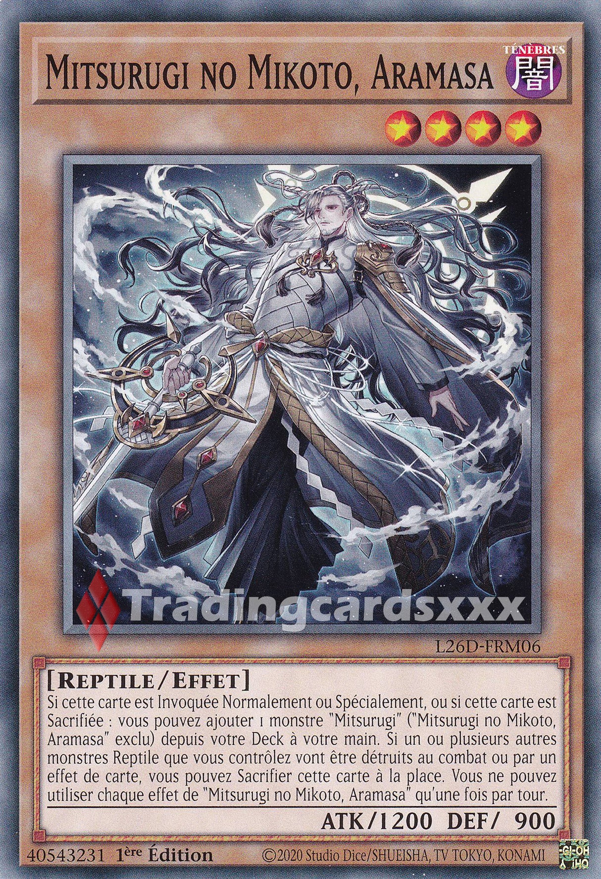 Yu-Gi-Oh! Mitsurugi no Mikoto, Aramasa : C L26D-FRM06