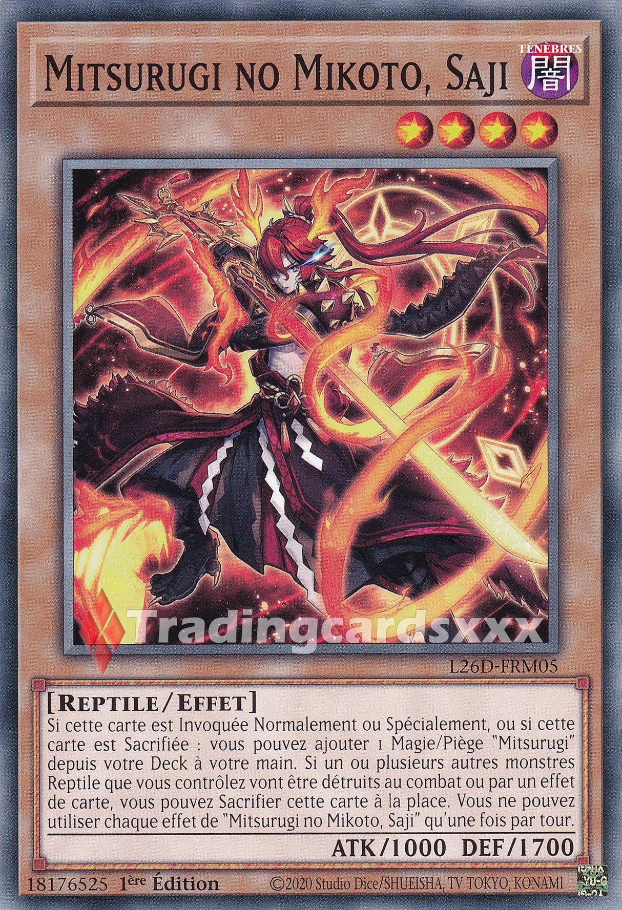 Yu-Gi-Oh! Mitsurugi no Mikoto, Saji : C L26D-FRM05