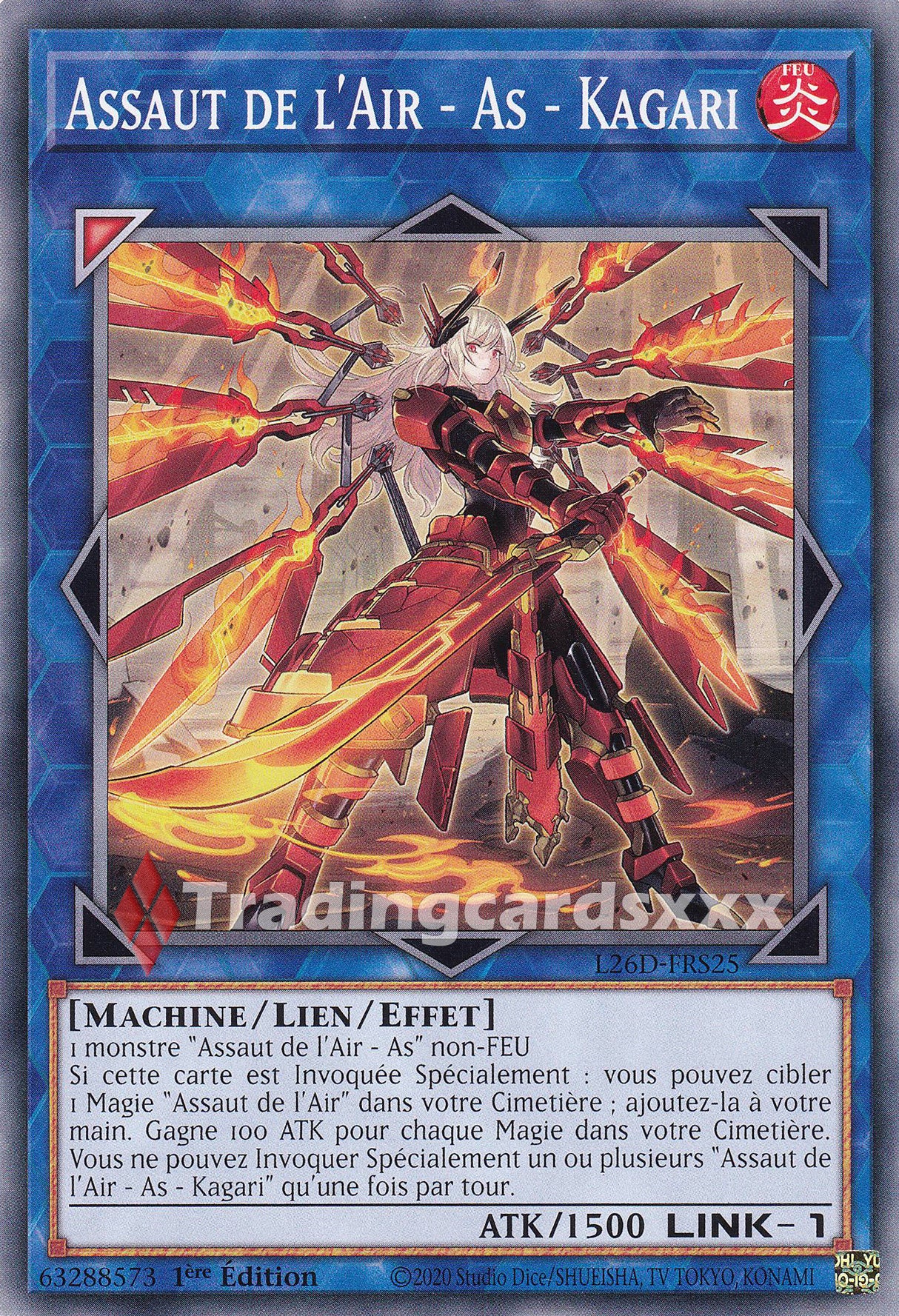 Yu-Gi-Oh! Assaut de l'Air - As - Kagari V.2 : C L26D-FRS25