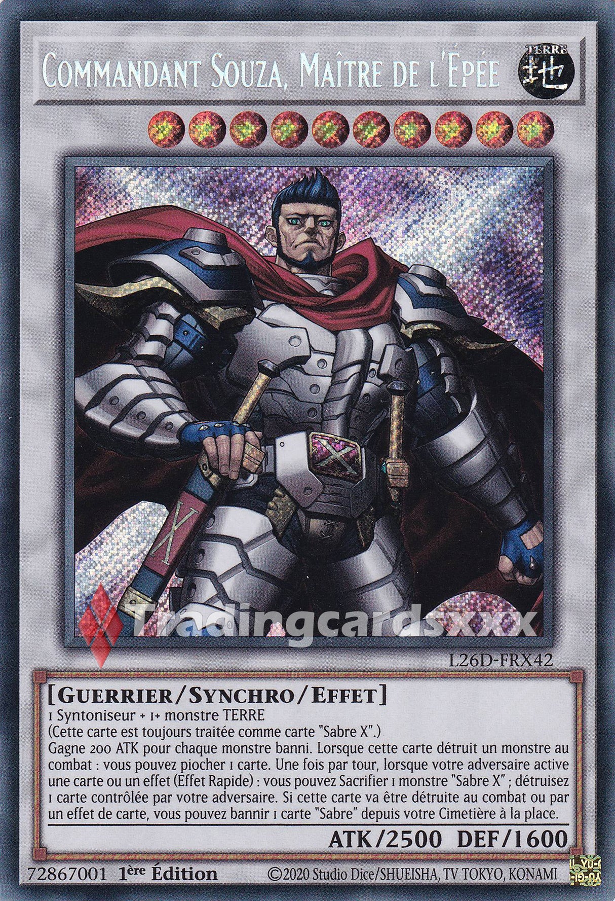 Yu-Gi-Oh! Commandant Souza, Maître de l'Épée : SE L26D-FRX42