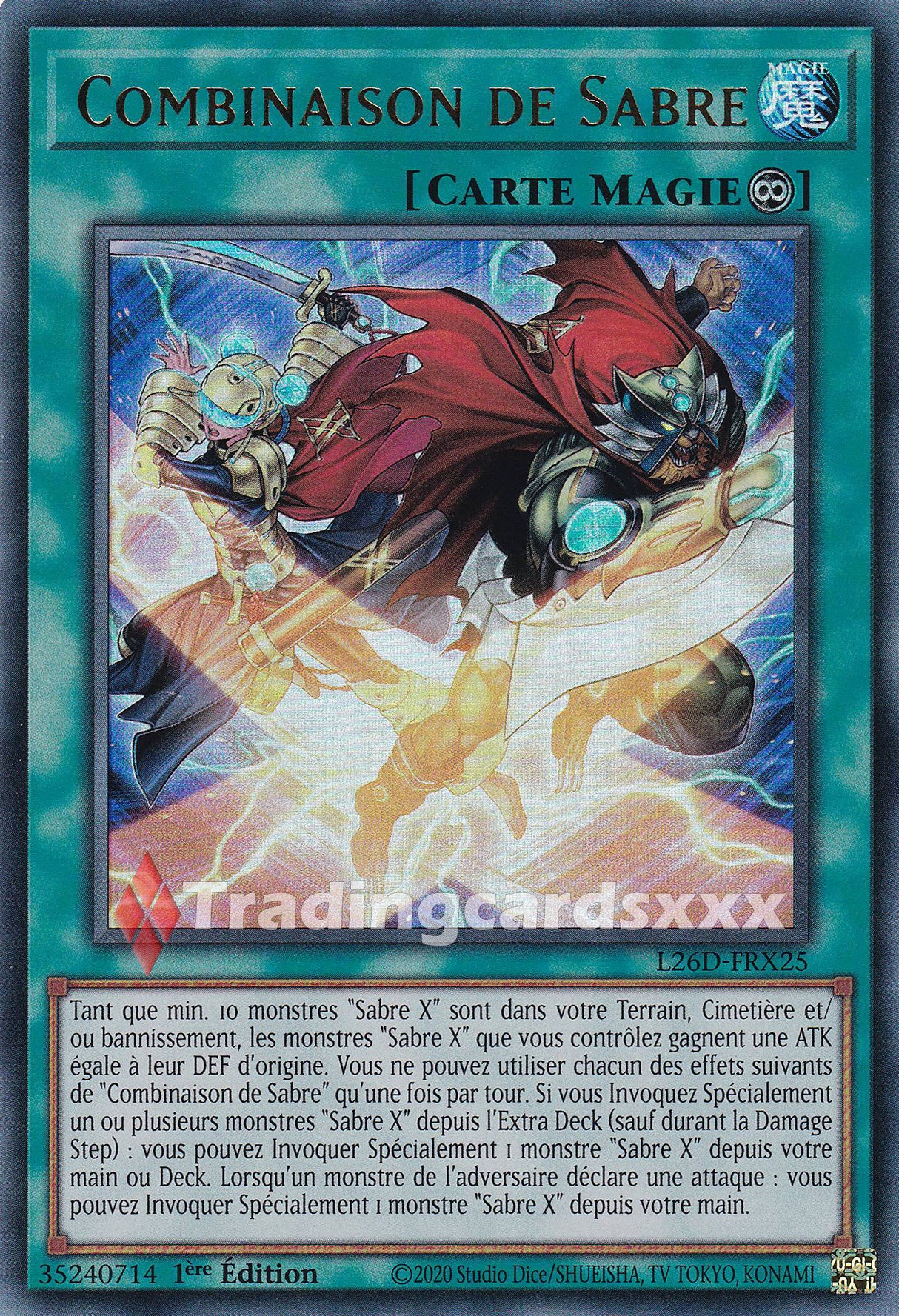 Yu-Gi-Oh! Combinaison de Sabre : UR L26D-FRX25
