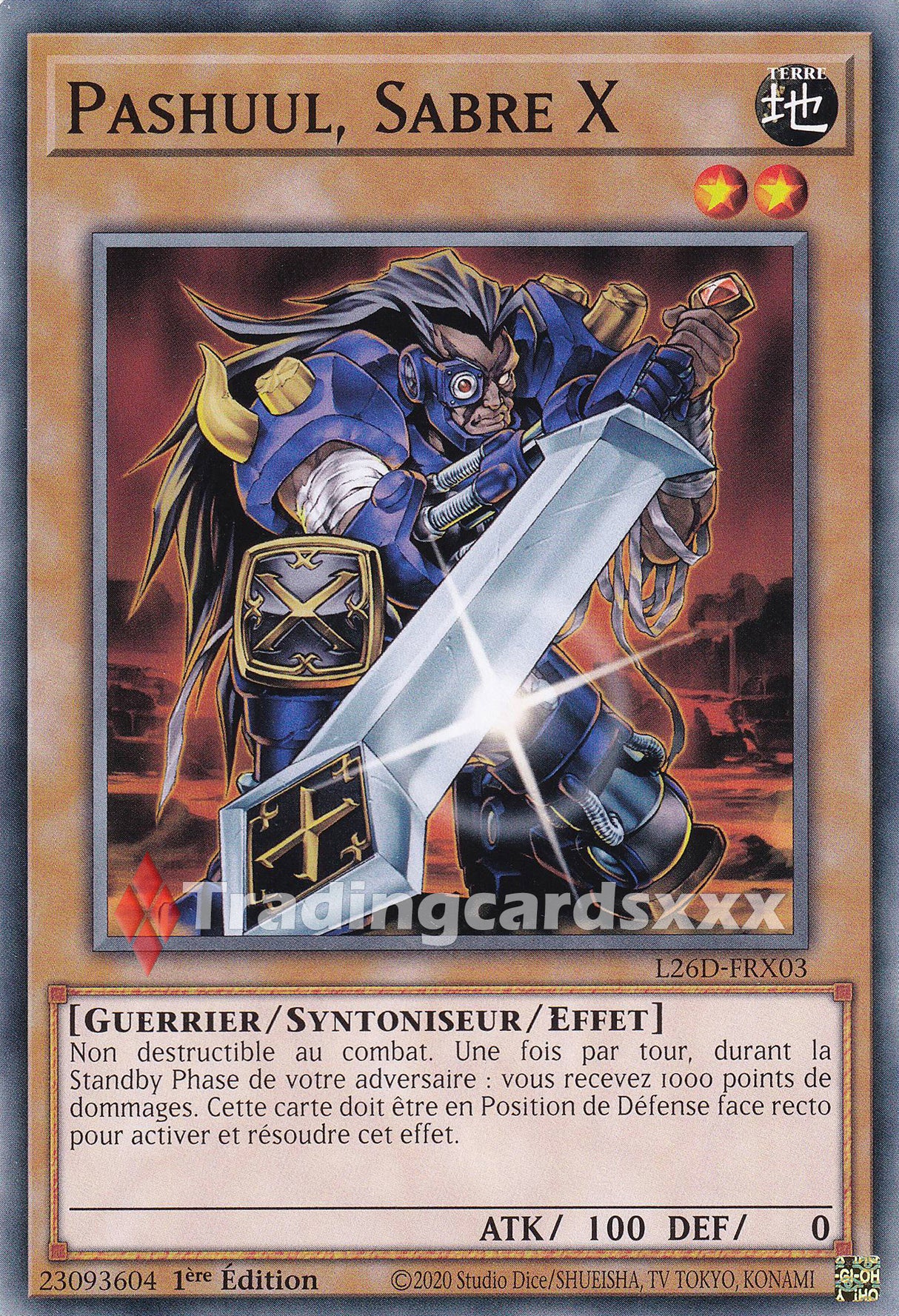 Yu-Gi-Oh! Pashuul, Sabre X : C L26D-FRX03
