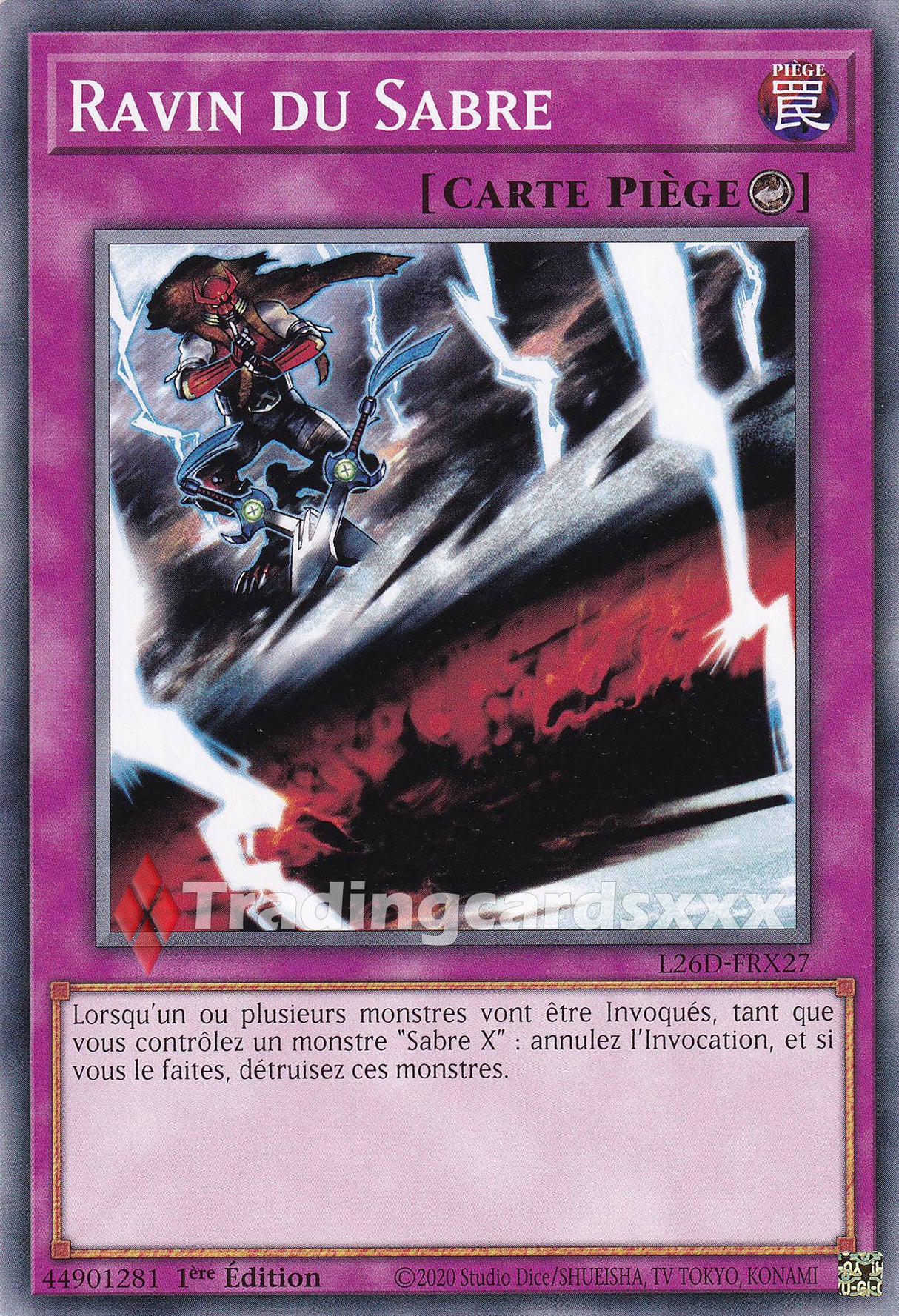 Yu-Gi-Oh! Ravin du Sabre : C L26D-FRX27