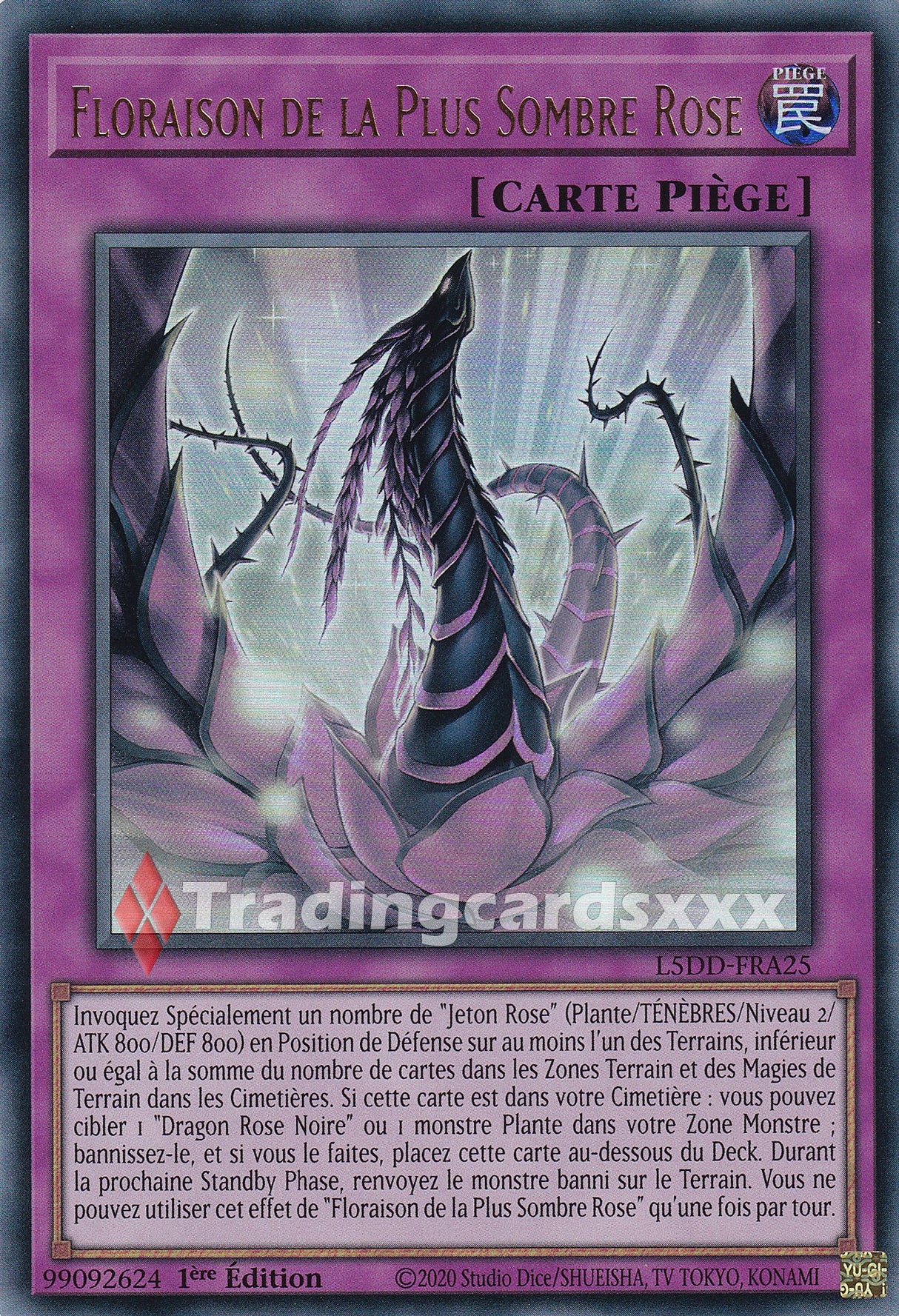 Yu-Gi-Oh! Floraison de la Plus Sombre Rose : UR L5DD-FRA25