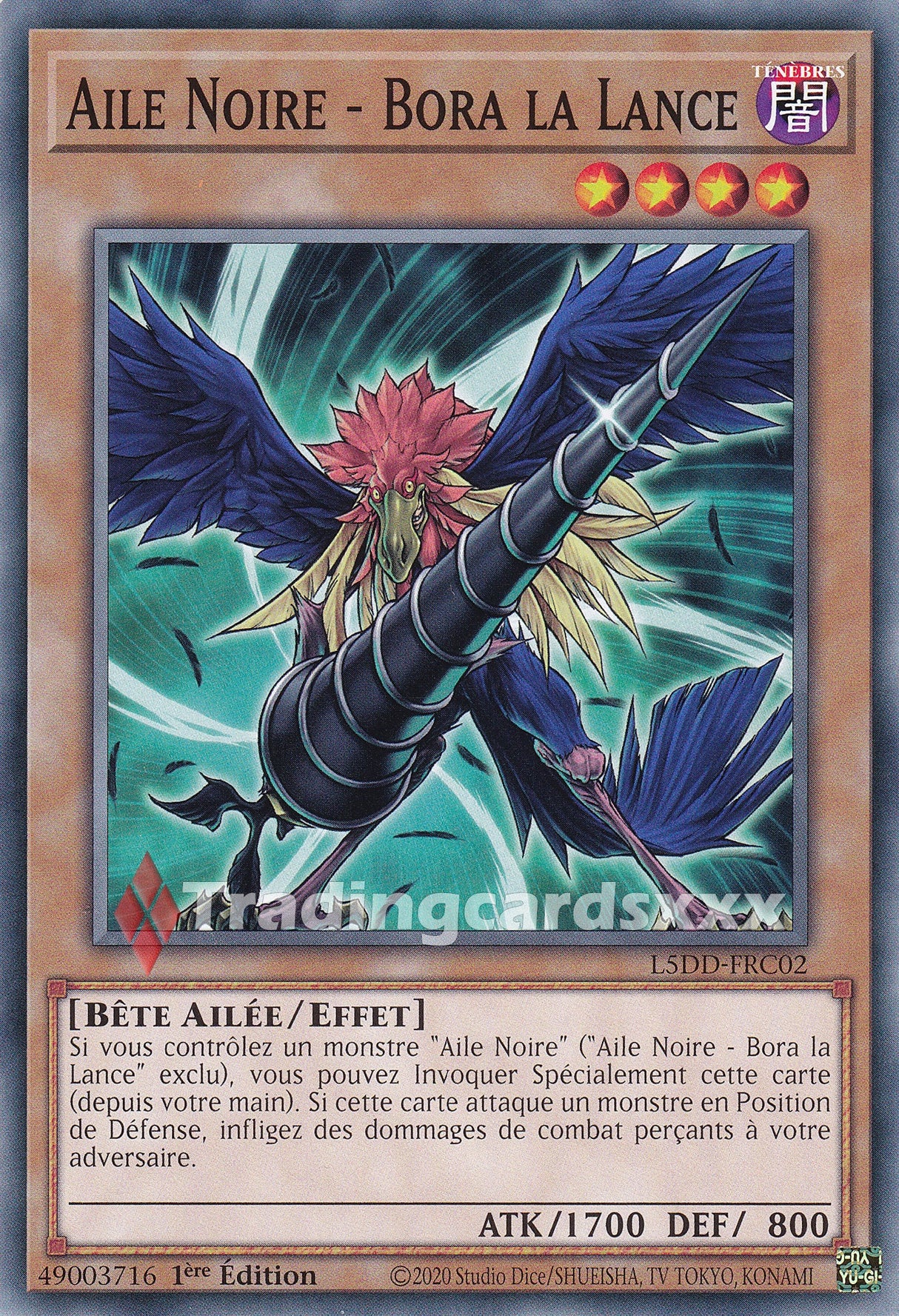 Yu-Gi-Oh! Aile Noire - Bora la Lance : C L5DD-FRC02