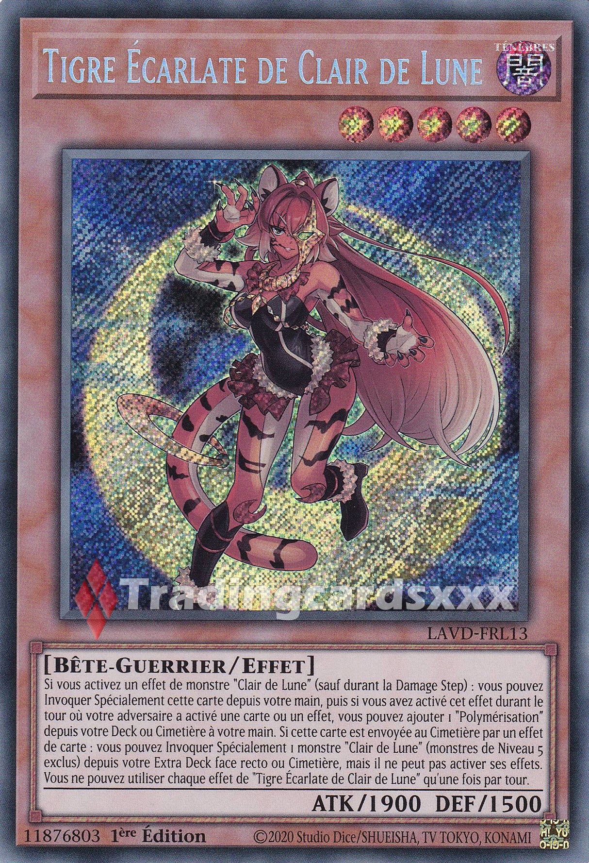 Yu-Gi-Oh! Tigre Écarlate de Clair de Lune : SE LAVD-FRL13