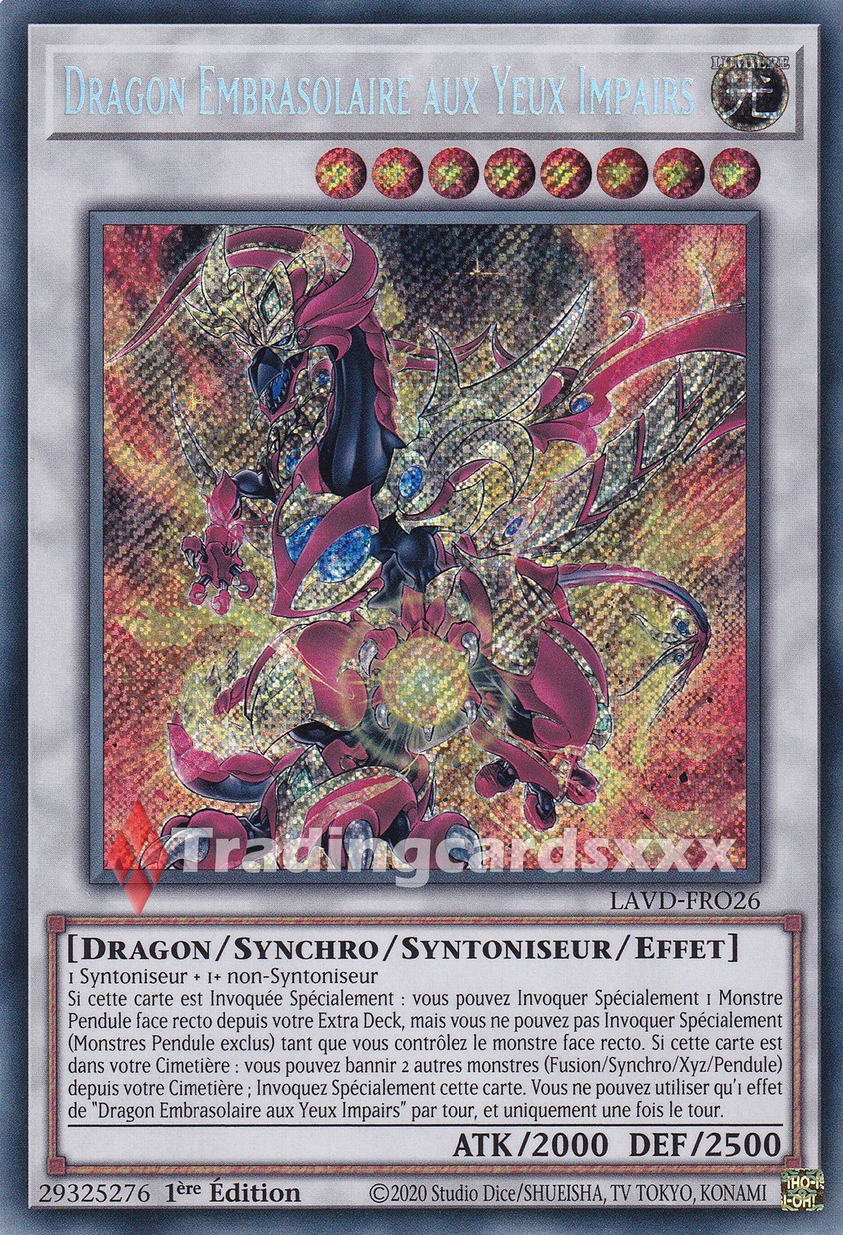 Yu-Gi-Oh! Dragon Embrasolaire aux Yeux Impairs : SE LAVD-FRO26